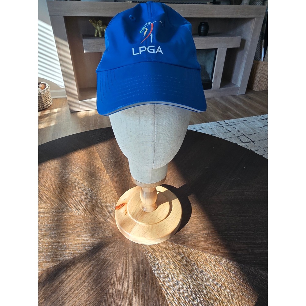 LPGA Core365 Royal Blue Embroidered Golf‎ Hat Adjustable Performance Cap Womens